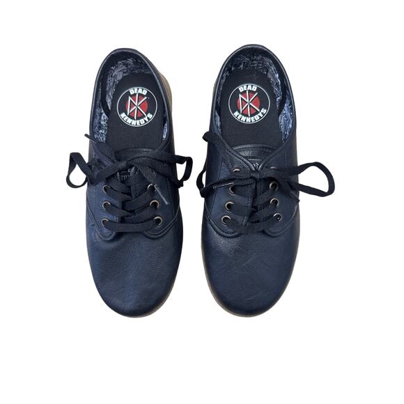 Kingston Union Vegan Shoes The Wino Black/Gum Dead Kennedys Mens Size 8 - Picture 1 of 8